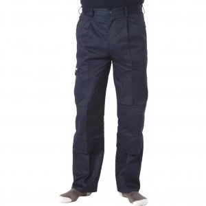 Apache Mens Industry Trousers Navy Blue 34" 33"