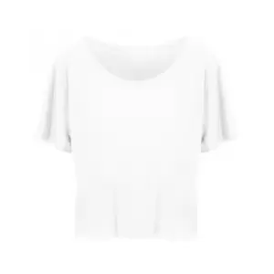 Ecologie Womens/Ladies Daintree EcoViscose Cropped T-Shirt (S) (Arctic White)