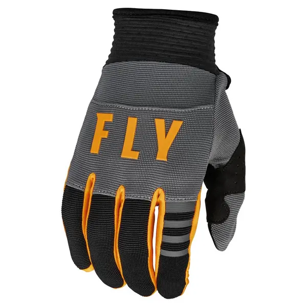 Fly Racing MX Gloves F-16 Dark Grey Black Orange M
