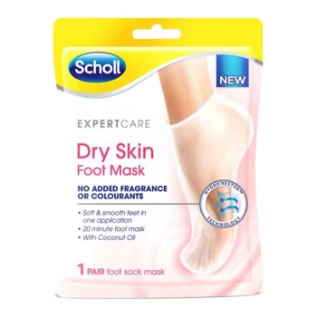 Scholl Expert Care Fragrance Free Hydrating Foot Mask Sock