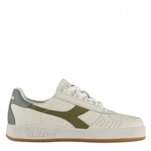 Diadora Lifestyle Leather Trainers - Wht/Grn C8168