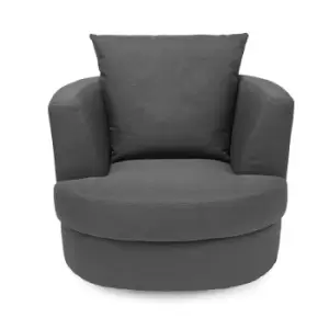 Bliss Swivel Chair Small Grey