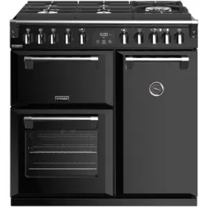 Stoves Richmond Deluxe S900GTG 90cm Dual Fuel Range Cooker - Black - A/A/A Rated