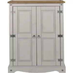 Corona Grey 2 door cupboard unit