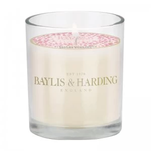 Baylis Harding Rose Prosecco Fizz Fragranced Candle 200g
