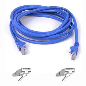 Belkin RJ45 CAT-6 Snagless STP Patch Cable 5m blue networking cable