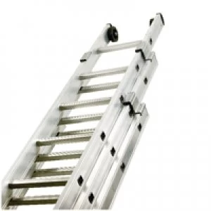 Slingsby Push Up Aluminium Ladder 3 Section 14 Rungs 328668
