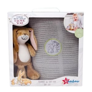 Guess How Much I Love You Soft Toy & Blanket Gift Set