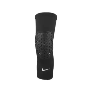 Nike Pro Strong Leg Sleeve Black White Small/Medium