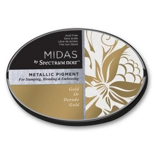 Midas by Spectrum Noir Metallic Pigment Inkpad - Gold