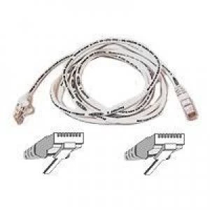 Belkin High Performance - Patch cable 5m UTP ( CAT 6 ) - white networking cable