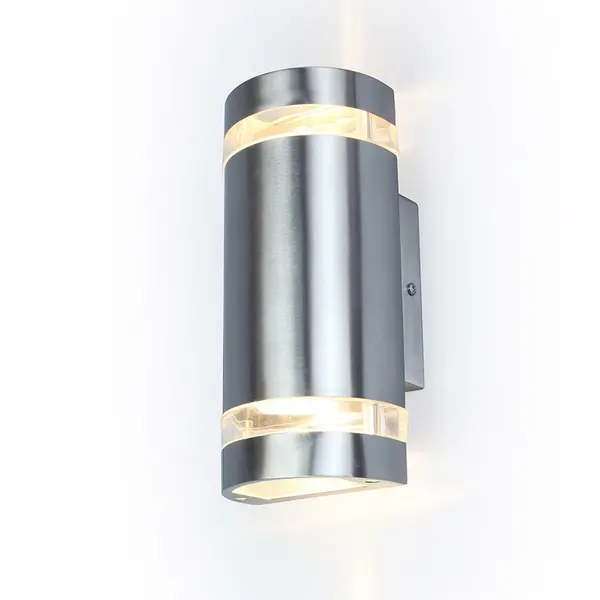 Lutec Lutec Focus Outdoor Up & Down Wall Light - Stainless Steel