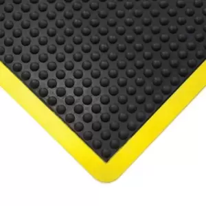 0.6MX0.9m Bubblemat Black/Yellow End