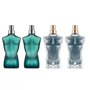 Jean Paul Gaultier Le Male Miniatures Gift Set 2x7ml Eau de Toilette + 2x7ml Eau De Parfum