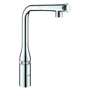 Grohe SmartControl Chrome effect Kitchen Pull-out spray mono mixer Mixer tap