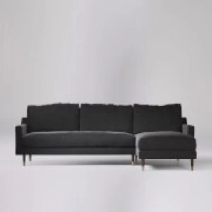 Swoon Reiti Smart Wool Corner Sofa - Right Hand Side - Corner Sofa - Anthracite