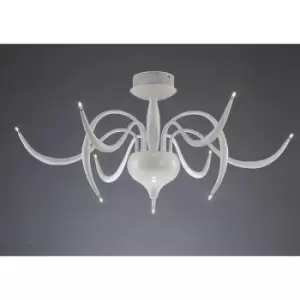 Diyas - Ceiling lamp Llamas 9 White bulbs
