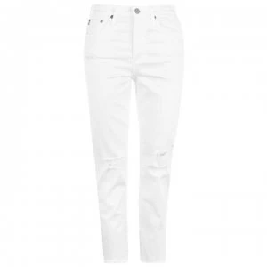 AG Jeans AG Phoebe Jeans - White Frayed