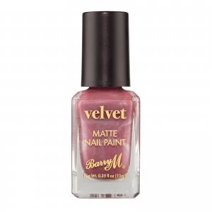 Barry M Velvet Nail Paint - Modern Mauve, Dark Pink