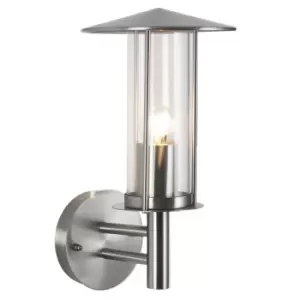 Pacific Lifestyle Metal Chimney Wall Light - Brushed Steel