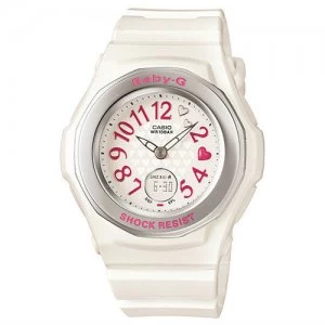 Casio Baby-G Standard Analog-Digital Watch BGA-105-7B - White