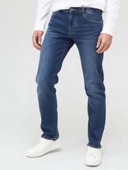 Armani Exchange J16 Straight Fit Jeans Mid Wash Navy Size 38 Men