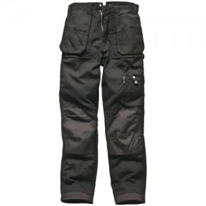 Dickies Mens Eisenhower Multi Pocket Trousers Black 40" 34"