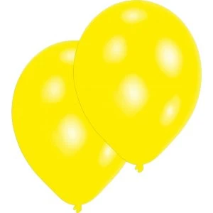 Latex Balloons Yellow (Pack Of 10)