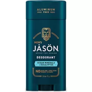 Jason Mens Deodorant Stick - Ocean Minerals & Eucalyptus