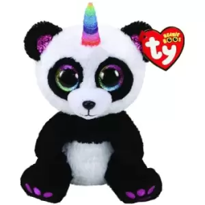 TY Paris Panda with Horn Beanie Boo