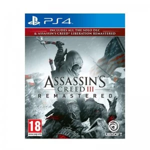 Assassins Creed 3 Remastered PS4 Game