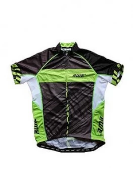 Awe Cycling Jersey Green/Black Large