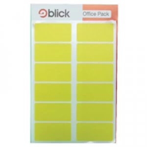 Blick Yellow Labels in Office Packs Pack of 320 RS020158