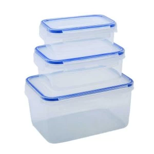 Addis 3 Piece Clip & Close Food Storage Container Set
