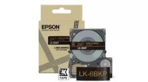 Epson LK-6BKP Black, Gold