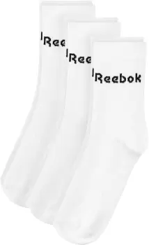 Reebok Act Core Crew 3 Pack Socks white