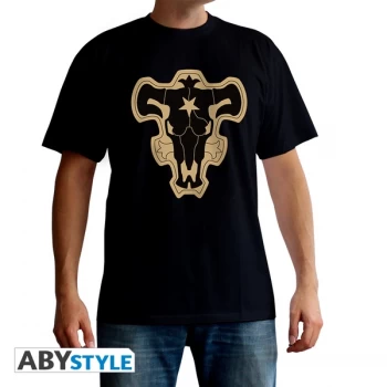 Black Clover - Black Bull Emblem Mens Large T-Shirt - Black