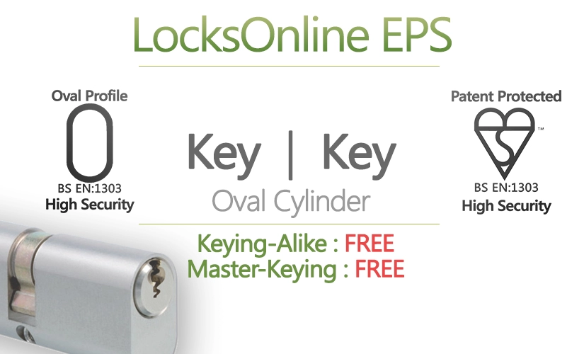 Locksonline EPS Key Security Oval Cylinders