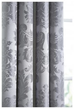 Catherine Lansfield Damask Jacquard Curtains - 168x183cm.