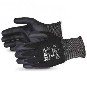 Superior Glove Emerald Cx Cut Resistant String Knit Glove Black 9 Ref