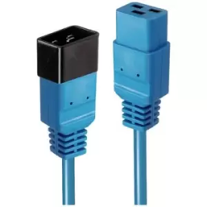 LINDY Current Cable extension [1x IEC C19 socket - 1x IEC C20 plug ] 3m Blue