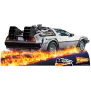 Back to the Future DeLorean Car Oversized Cardboard Cut Out