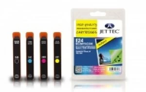 Epson T2421 2 3 4 5 6 Multipack Remanufactured JetTec Ink Cartridge