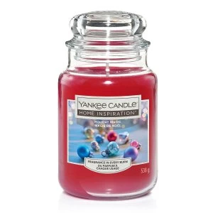 Yankee Candle Home Inspiration Holiday Magic Large Jar Candle - Red