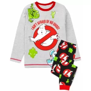 Ghostbusters Childrens/Kids I AinA't Afraid Of No Ghost Pyjama Set (10-11 Years) (Grey/Black)