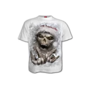 Rock Santa White T-Shirt