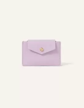 Accessorize Womens Three-Part Cardholder Purple, Size: 12x8cm