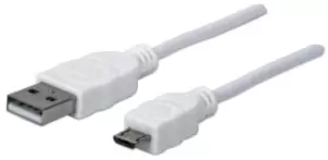 Manhattan USB-A to Micro-USB Cable, 1.8m, Male to Male, 480 Mbps...