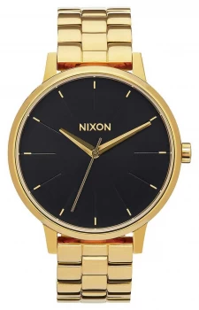 Nixon Kensington All Gold / Black Sunray Gold IP Watch