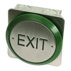 ASEC All Active Small Push Plate Exit Button